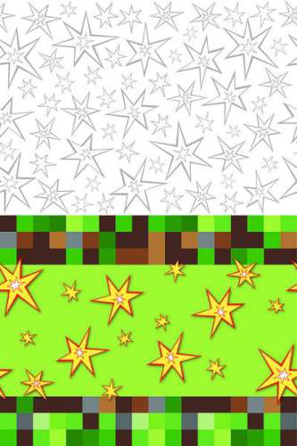Minecraft Pixilated Tablecover